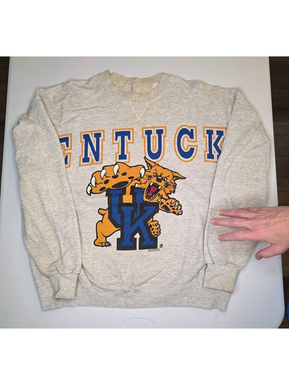 90s NCAA Kentucky Wildcats Spellout Crewneck